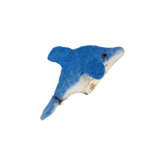 Fingerpuppe Delphin aus Filz