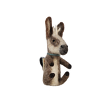 Fingerpuppe Esel aus Filz