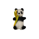 Fingerpuppe Panda aus Filz