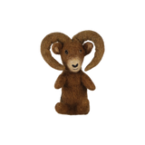 Fingerpuppe Steinbock aus Filz