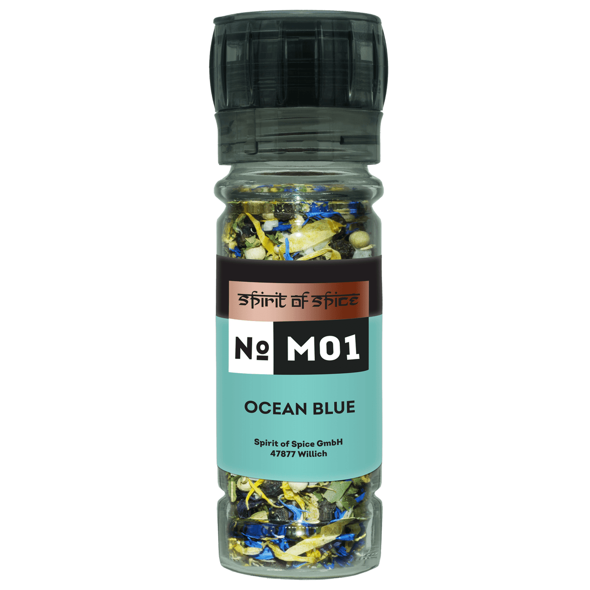 Spirit of Spice Gewürzmühle Ocean Blue M01 – aromatische Gewürzmischung im Glas