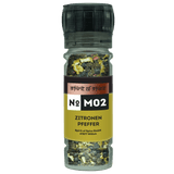 Spirit of Spice Gewürzmühle M02 Zitronen Pfeffer – aromatische Pfeffermischung mit fruchtiger Zitrusnote für Fisch, Salat und Gemüse