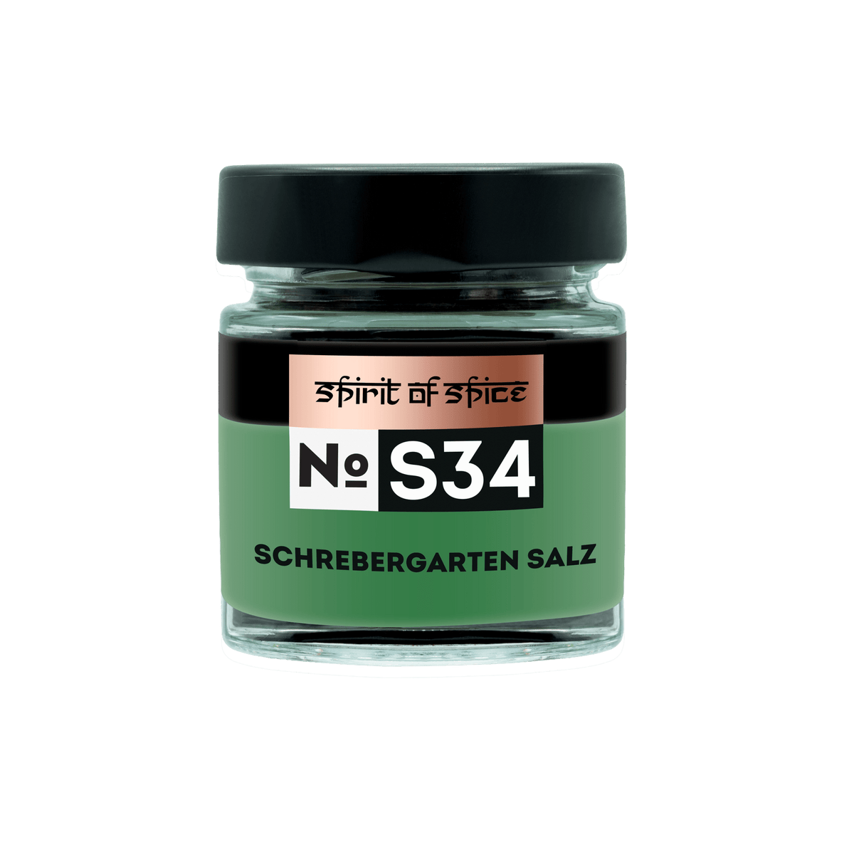 Spirit of Spice S34 Schrebergarten Salz – runde Draufsicht der Dose, aromatisches Kräutersalz mit Gartenkräutern, ideal für Gemüse, Salate und leichte Küche