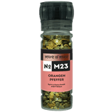 Spirit of Spice Orangen Pfeffer M23 im Gewürzglas mit Mühle – fruchtig-würzige Pfeffermischung mit Orangenaroma
